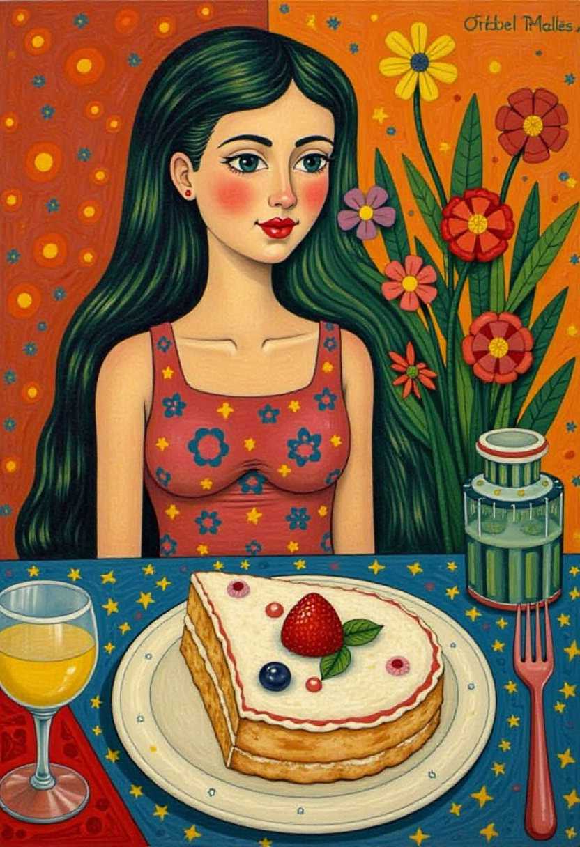 You Can't Have Your Cake and Eat It Too, painted by Matisse