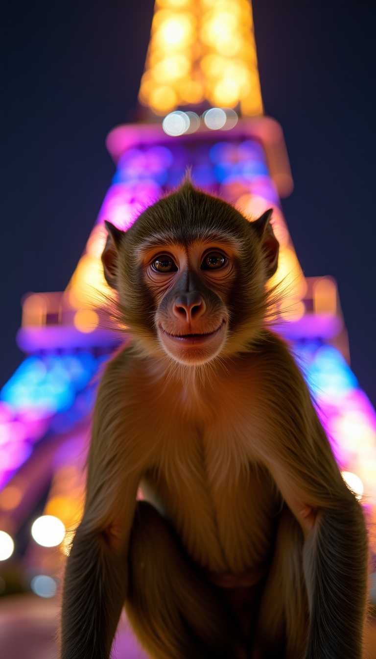 Monkey in Paris: A Night at the Eiffel Tower