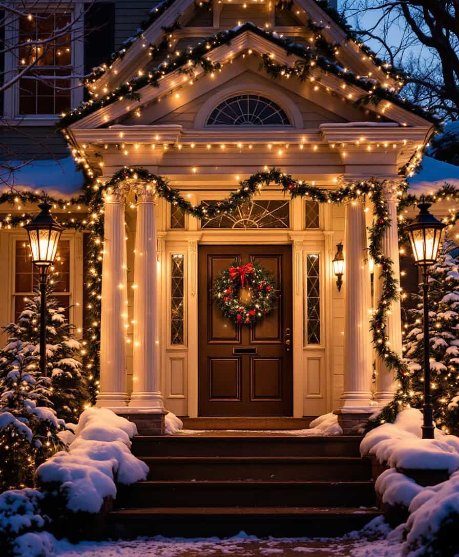 Festive Winter Entrance