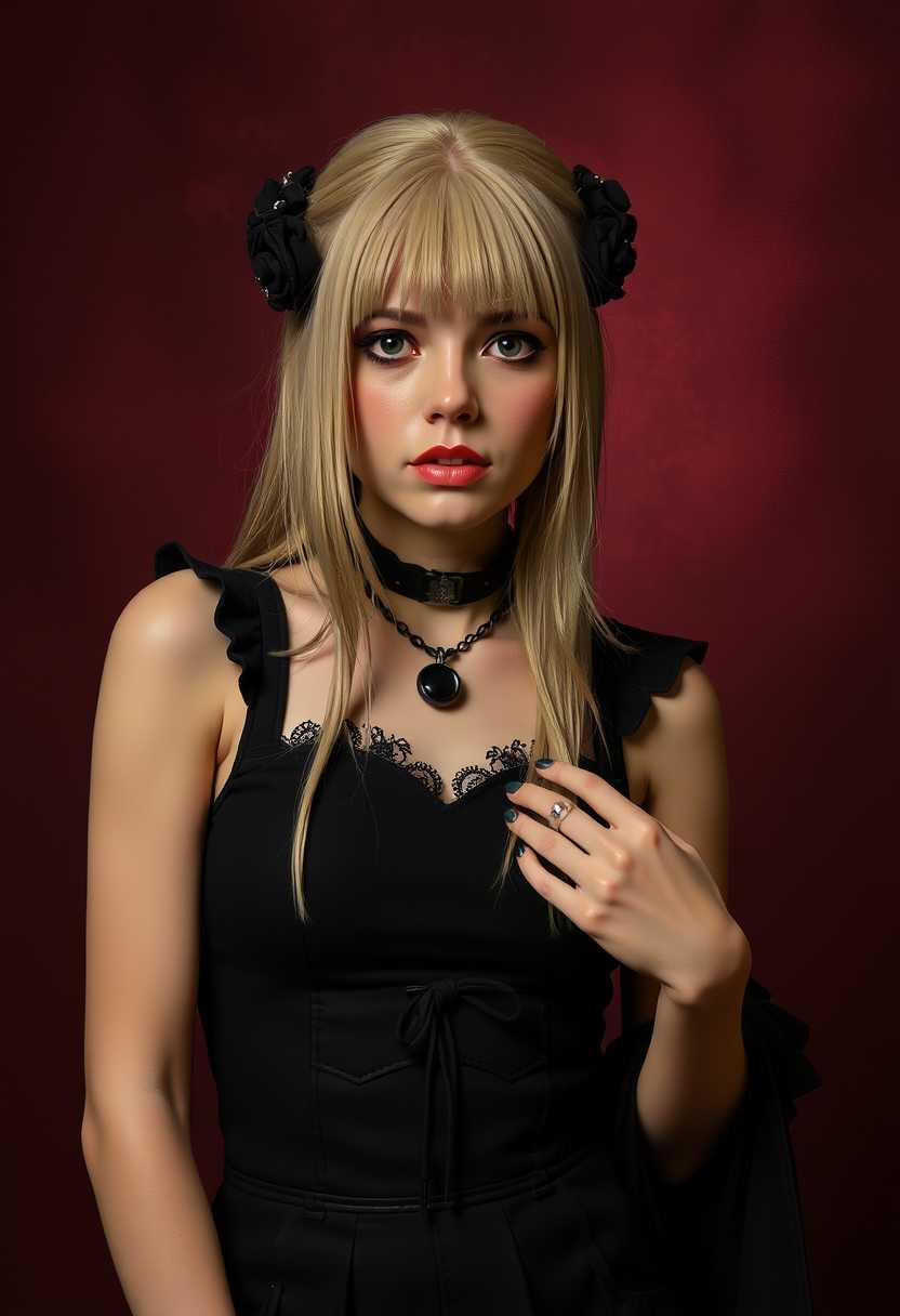 s3lfi3, young goth emo lady