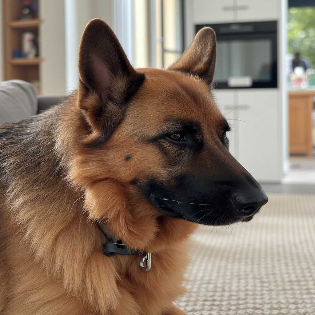a photo of CIRCESHEPHERD dog,