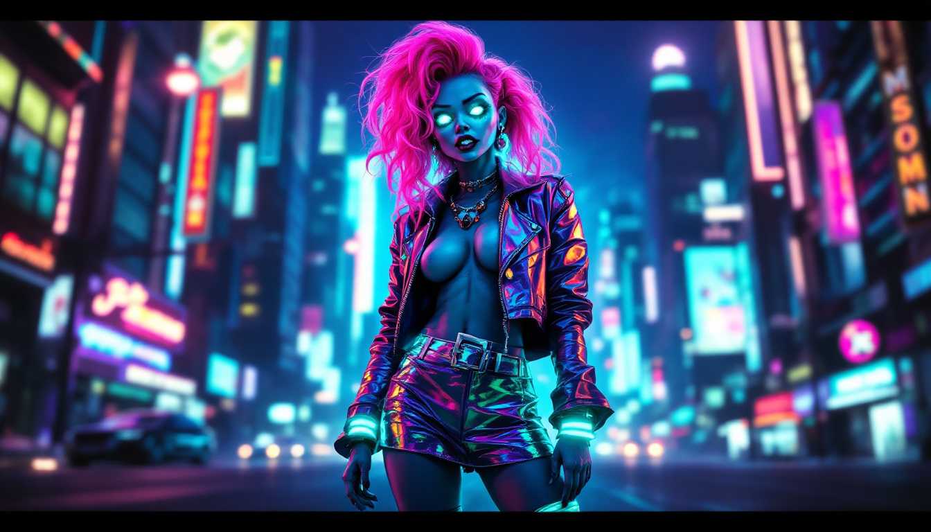 Neon Rebel in the City of Lights