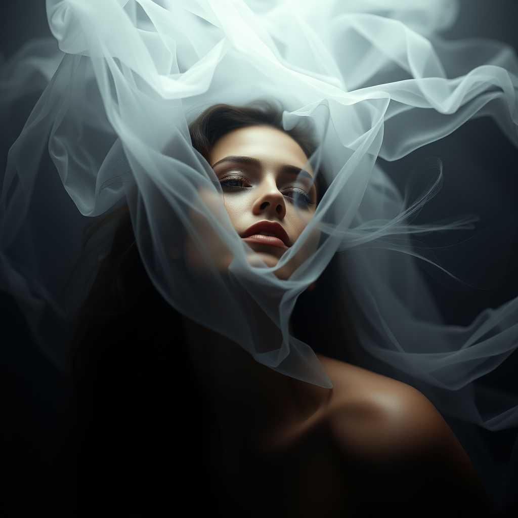Sexy Woman. Dreamlike and ethereal quality.