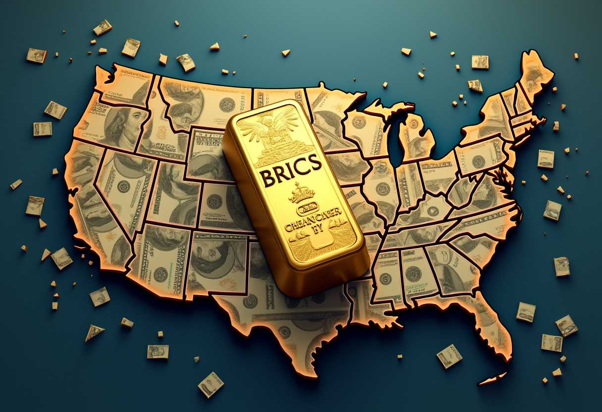 BRICS Over the Dollar: Economic Shift Visualized