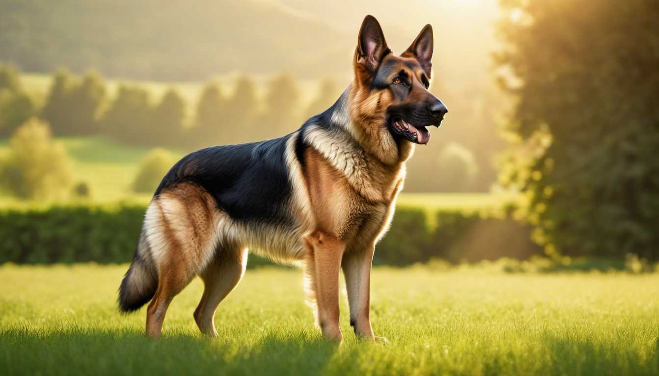 Golden Hour with a German Shepherd