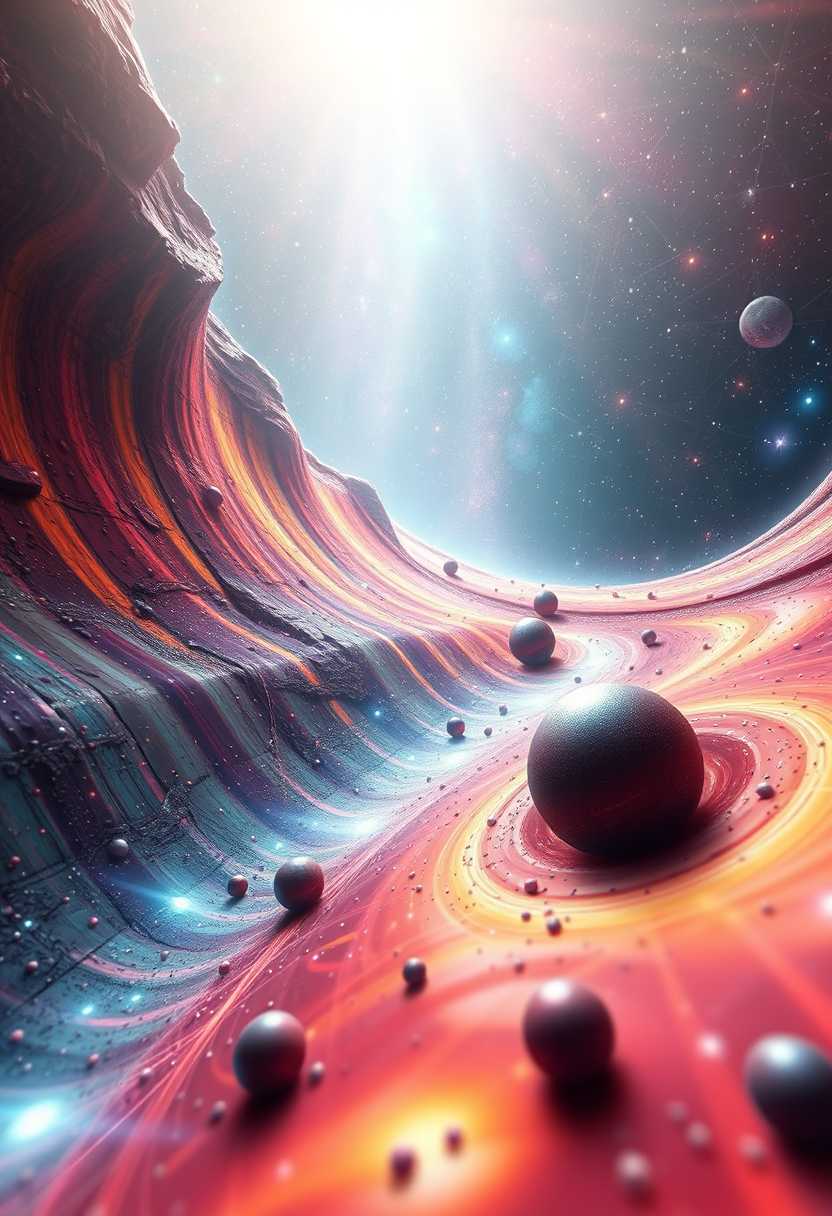 The aim of a quantum theory of gravity is then first to hypothesize the laws that govern the elementary events, by which they continually come into being and then recede into the past. Then we must show how a large-scale picture emerges, in which these discrete events become subsumed in an emergent description of a smooth and continuous spacetime—as described by Einstein’s 1915 general theory of relativity.

Initially there is no space—just a network of individual elementary events, together with the relations expressing which of these were the direct causes of which other events. The notion of the flow of events collectively giving rise to a smooth description in terms of the geometry of a spacetime must emerge—and the most important aspect of this is locality. The notion of distance must emerge, and in such a way that those events that are close to each other are, on average, correspondingly more likely to have influenced each other. Getting this right is the holy grail of quantum gravity theorists.