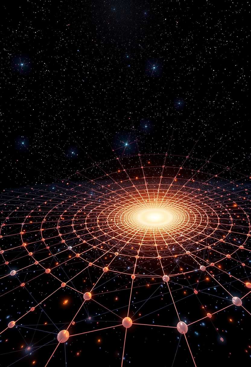 The aim of a quantum theory of gravity is then first to hypothesize the laws that govern the elementary events, by which they continually come into being and then recede into the past. Then we must show how a large-scale picture emerges, in which these discrete events become subsumed in an emergent description of a smooth and continuous spacetime—as described by Einstein’s 1915 general theory of relativity.

Initially there is no space—just a network of individual elementary events, together with the relations expressing which of these were the direct causes of which other events. The notion of the flow of events collectively giving rise to a smooth description in terms of the geometry of a spacetime must emerge—and the most important aspect of this is locality. The notion of distance must emerge, and in such a way that those events that are close to each other are, on average, correspondingly more likely to have influenced each other. Getting this right is the holy grail of quantum gravity theorists.