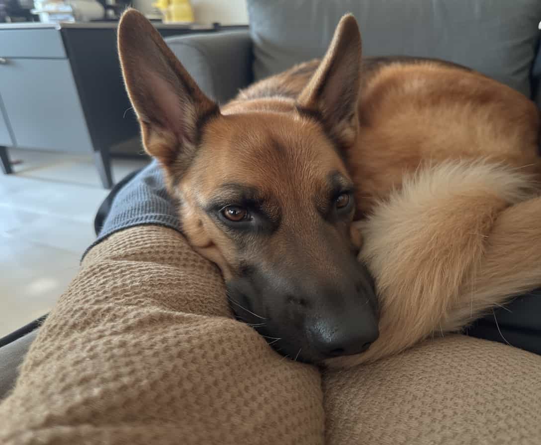 a photo of CIRCESHEPHERD dog,