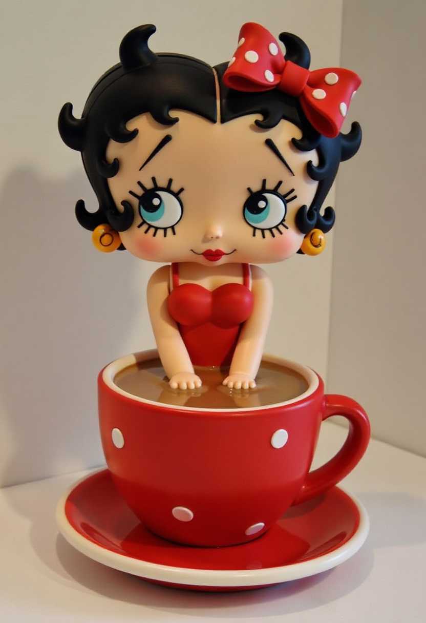 61 3D Coffee Betty Boop ideas