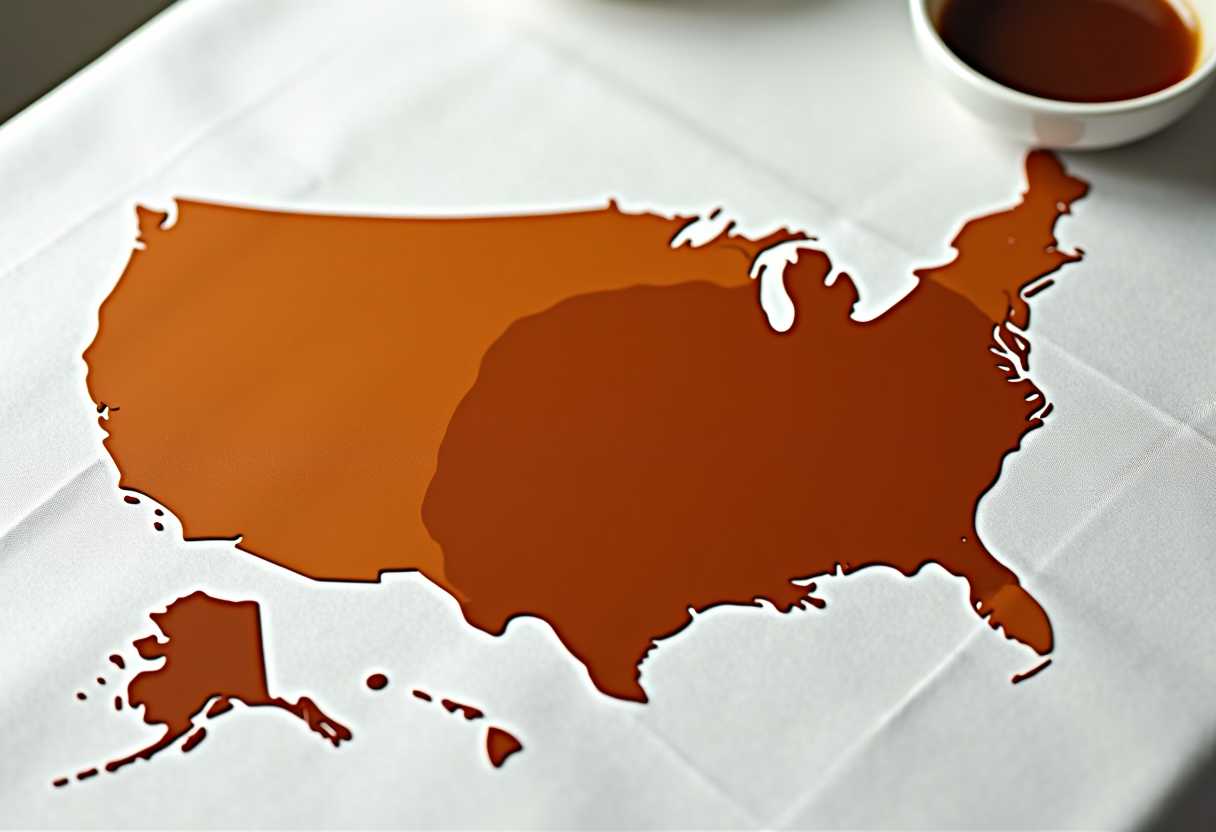 Coffee Map of the United States