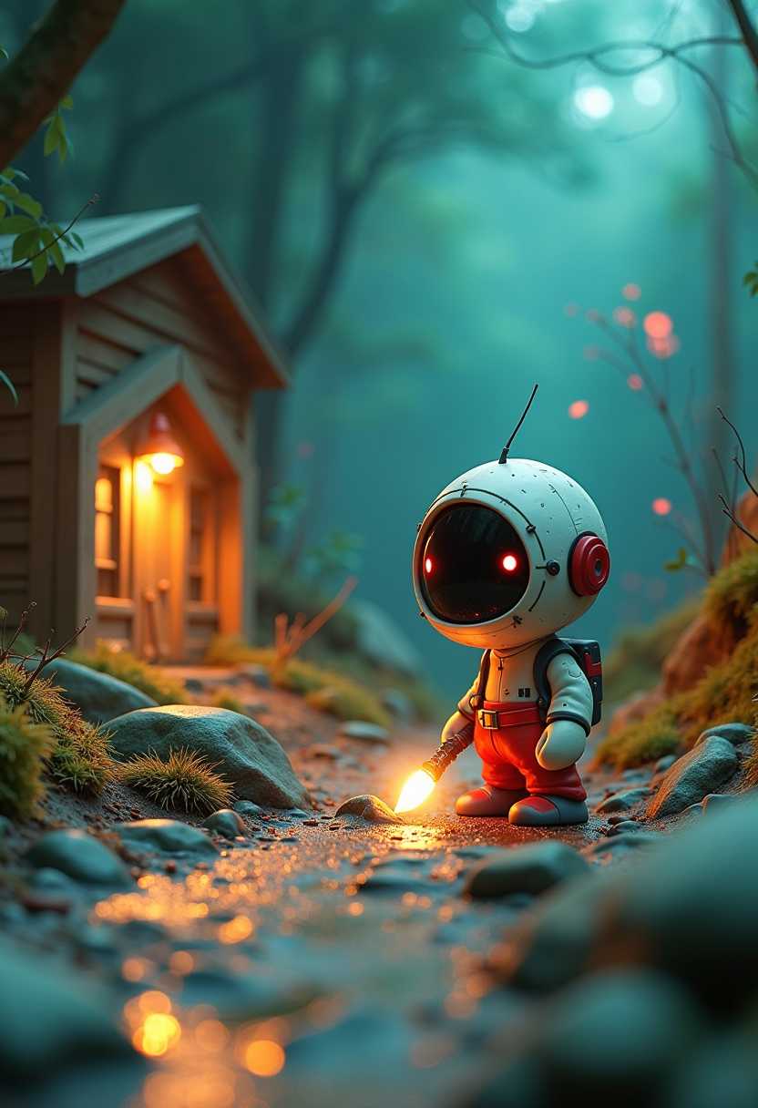 Unhiged Toxicity Scifi 3d clay animation diorama