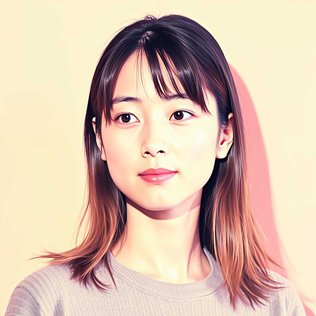 zard, Haroshi nagai inspired line art comic art style, a stylish girl, pastel rainbow color, extreme minimalism, portrait