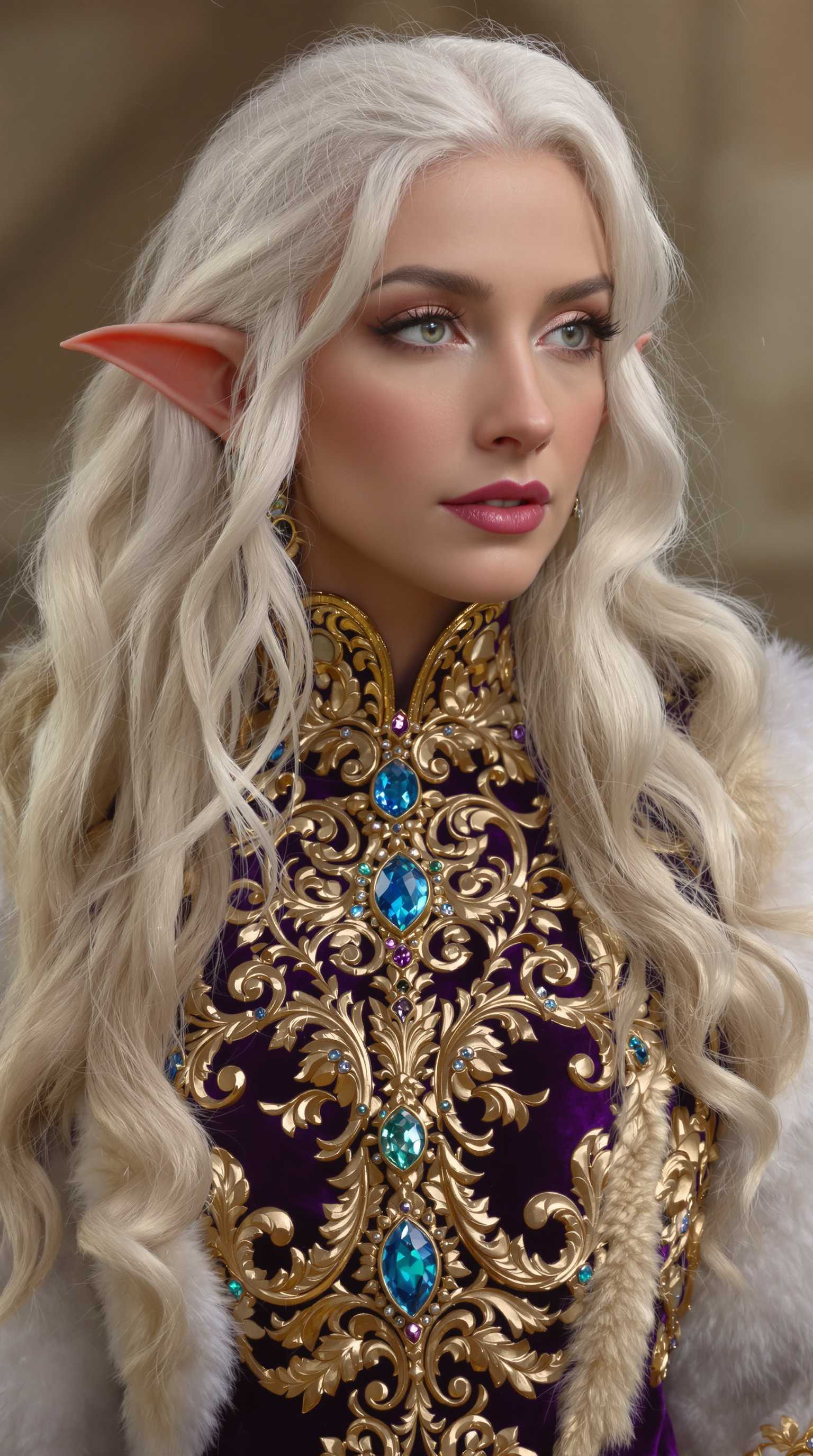Elven Nobility: Portrait of Elegance