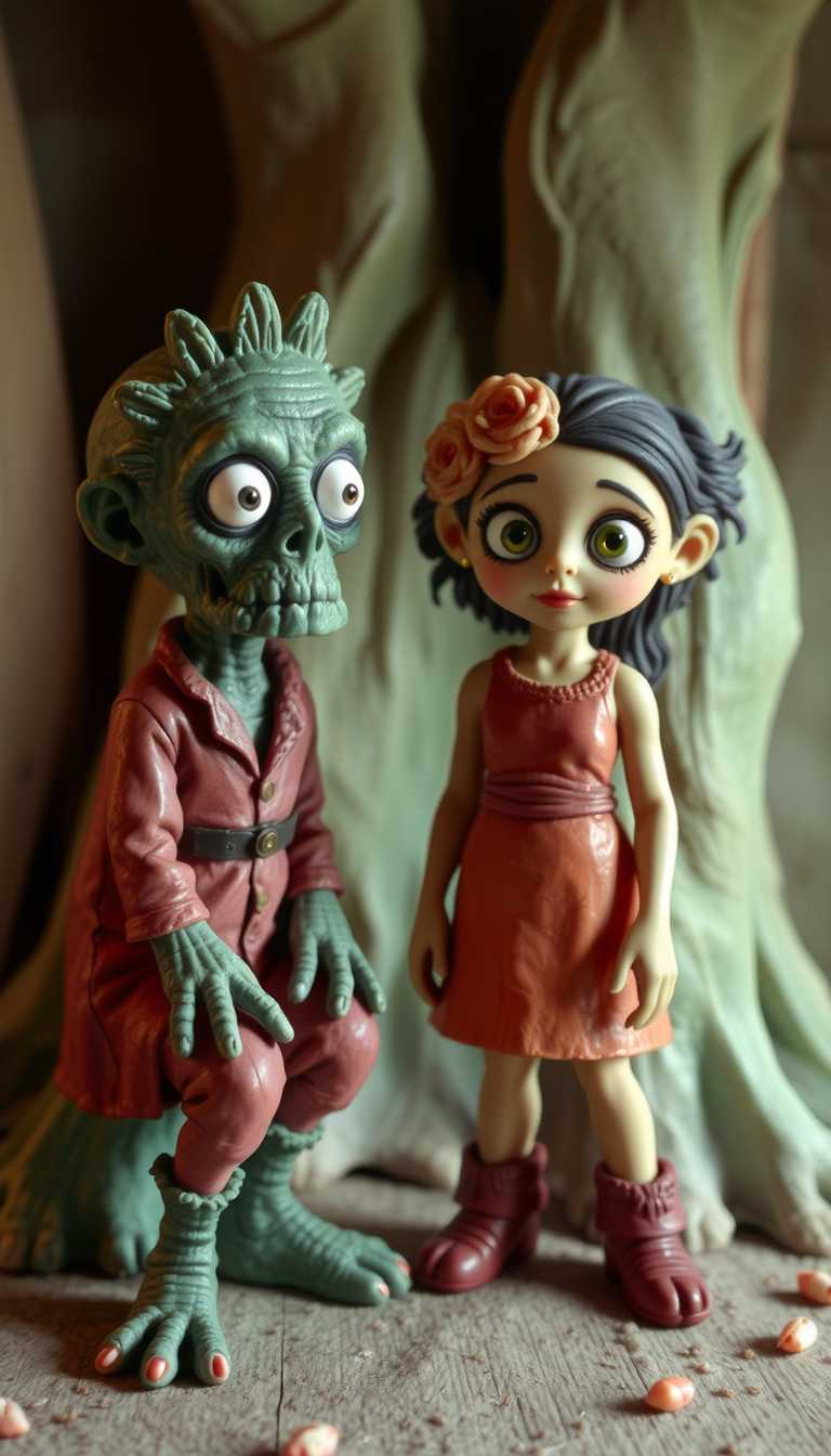 Main Character Syndrome & The Authenticity Trap. Claymation utopia.