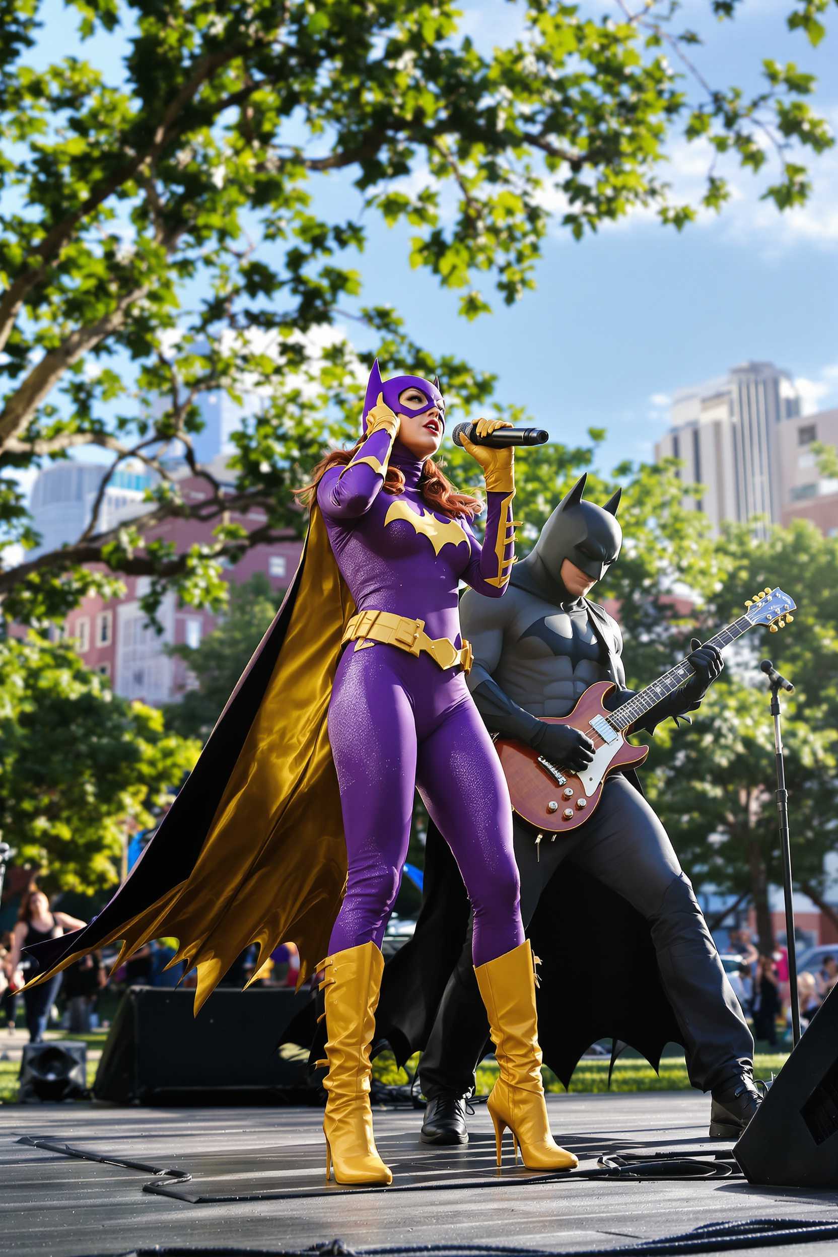 Batman and Catwoman Performing Live A Musical Superhero Spectacle