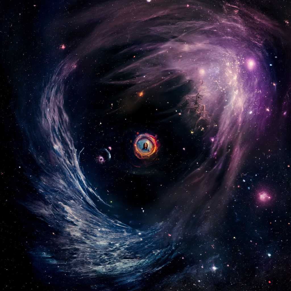 Cosmic Vortex: The Radiant Orb