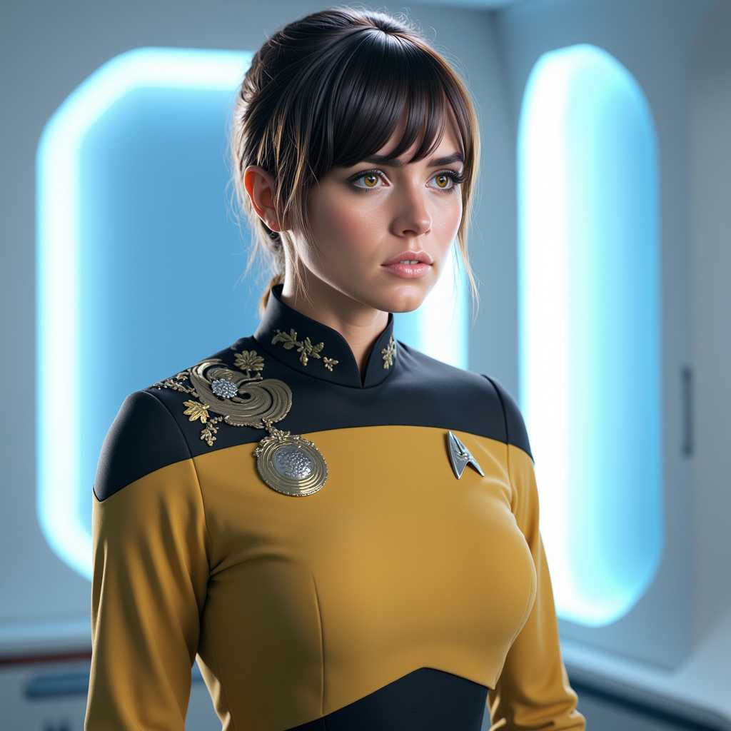 Stylish SciFi Womans Costume Star TrekInspired Fashion