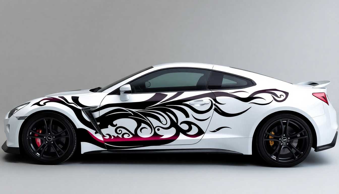Tribal Spirit: Customized Sports Car