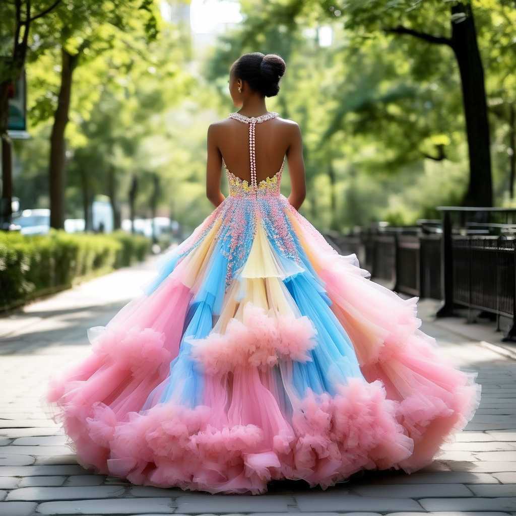 Rainbow Dream: A Stroll in High Fashion
