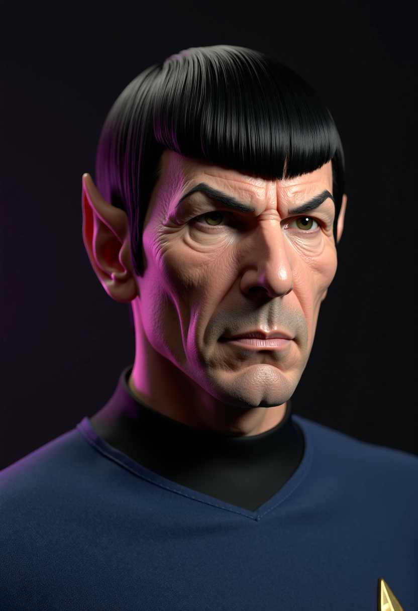 Portrait of Spock: The Logical Vulcan