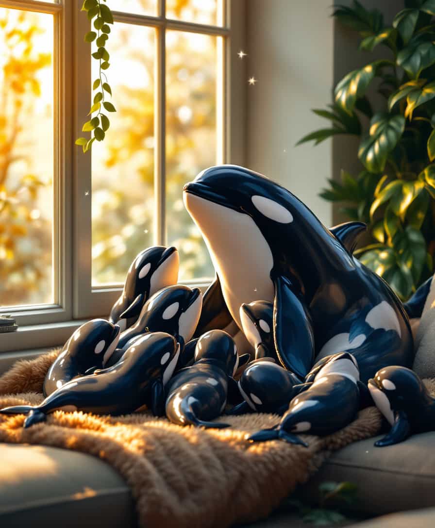 Orcas at Home: A Cozy Family Moment
