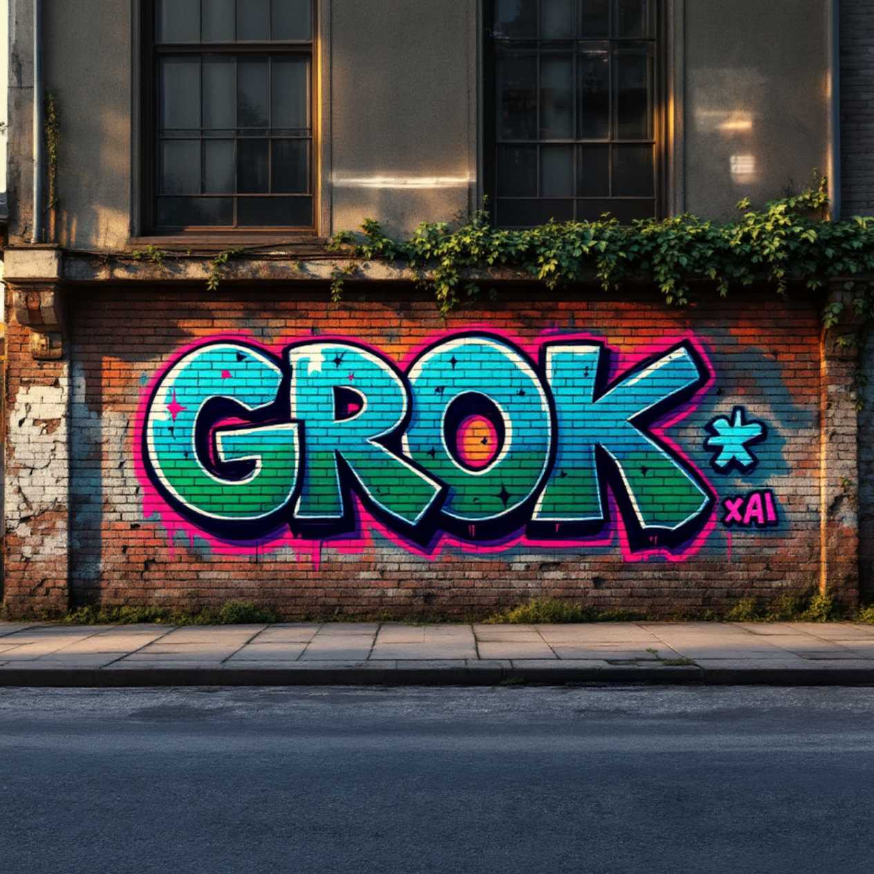 Urban Expression: The GROK Graffiti