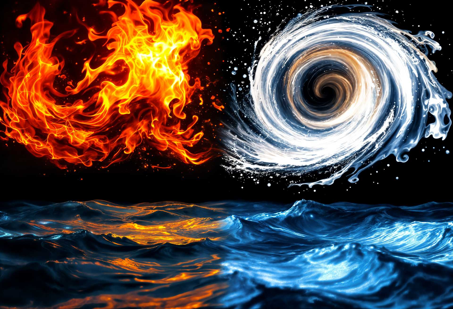 Elemental Clash: Fire vs. Water