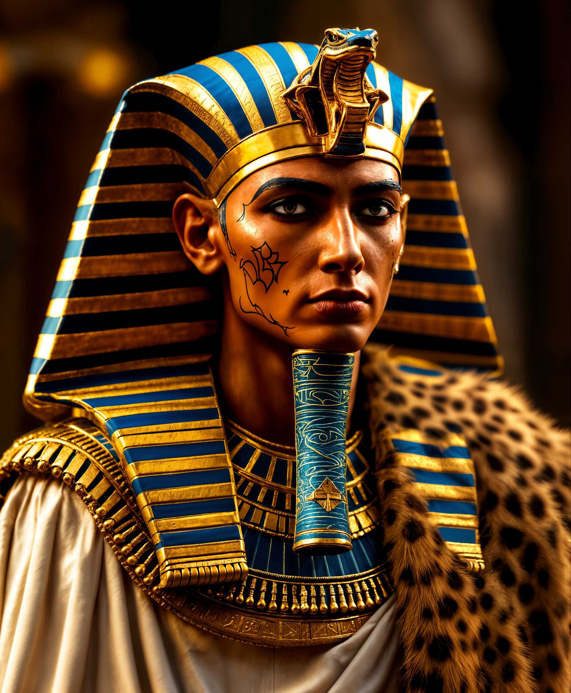 **Pharaoh's Regal Presence**