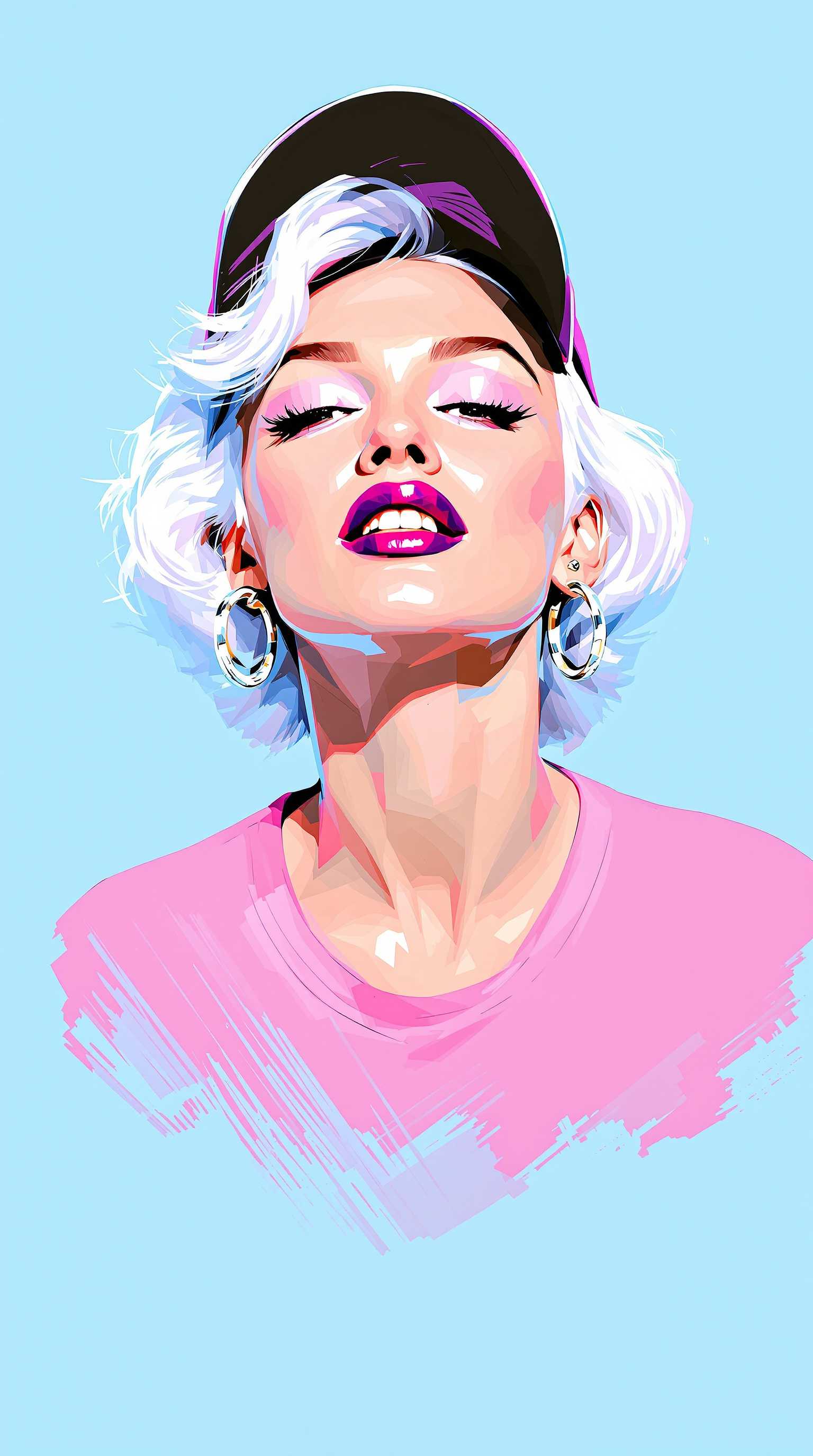 Vibrant Pop Art Portrait