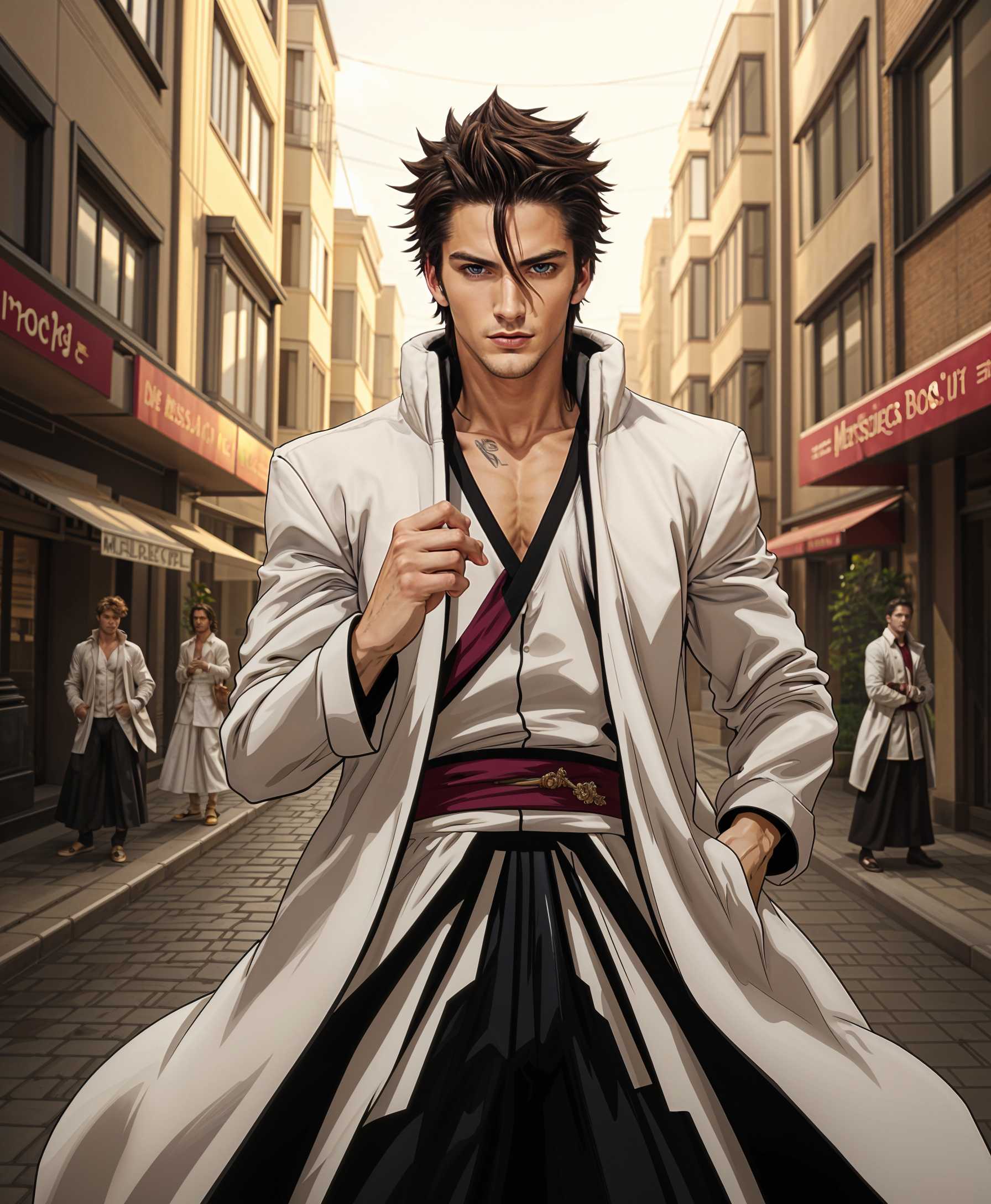 masterpiece, best quality, highres, sharp image, more detail <lora:more_details:0.5> <lora:SDXLrender_v2.0:1>, sexy man, hot man, 1man, man, muscular, masterpiece, best quality, highres, <lora:more_details:0.5> <lora:SDXLrender_v2.0:1>