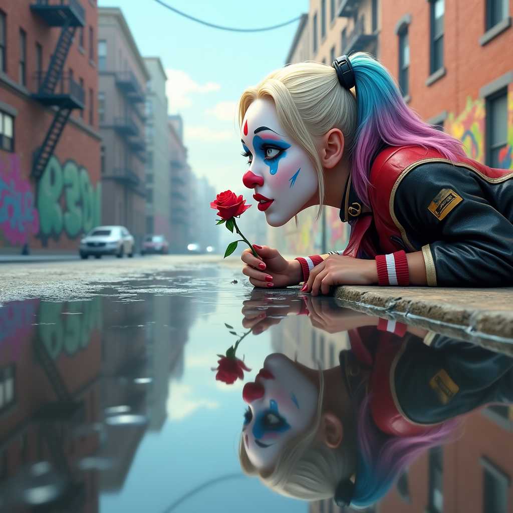 Reflections of a Clown in the City