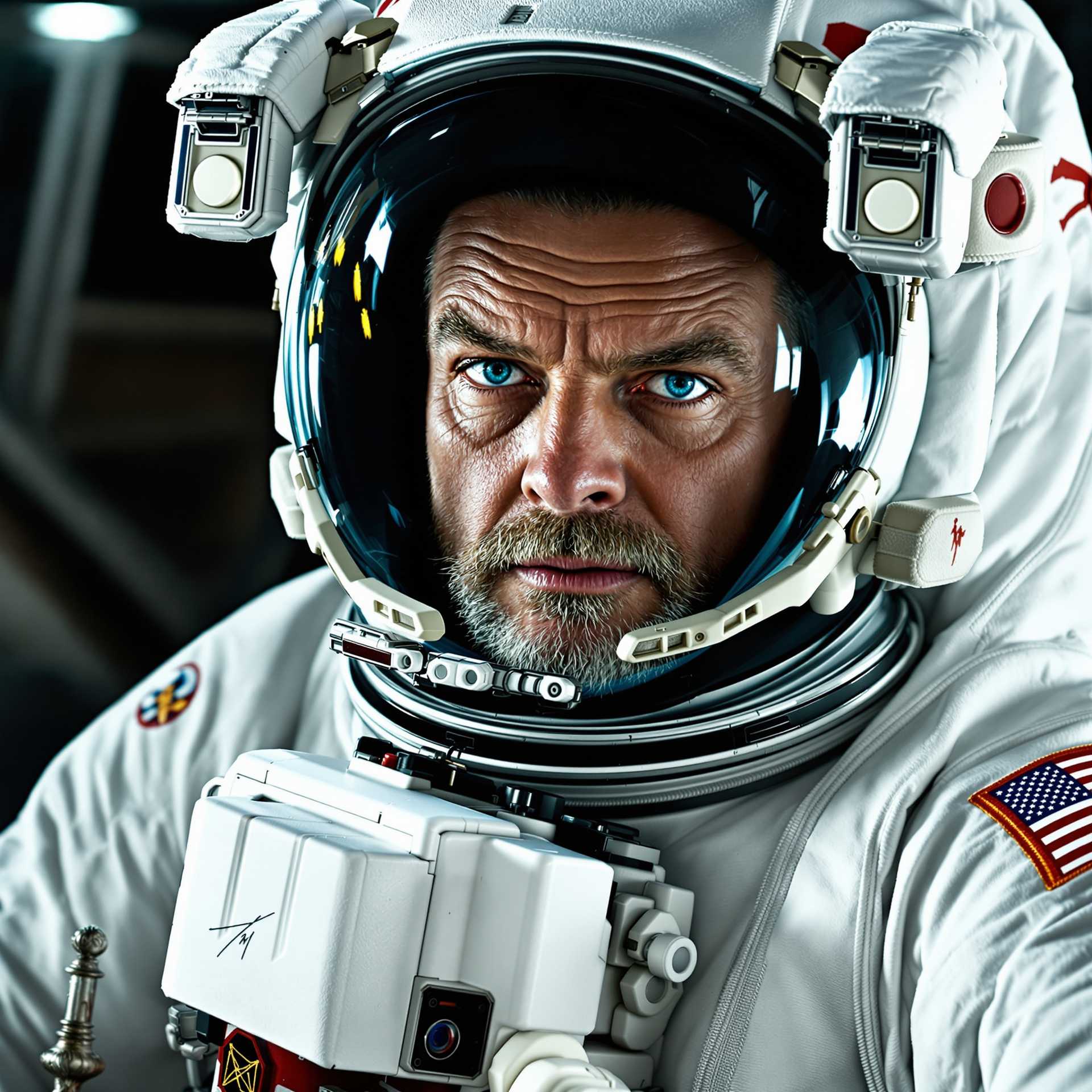 **Astronaut in Contemplation**