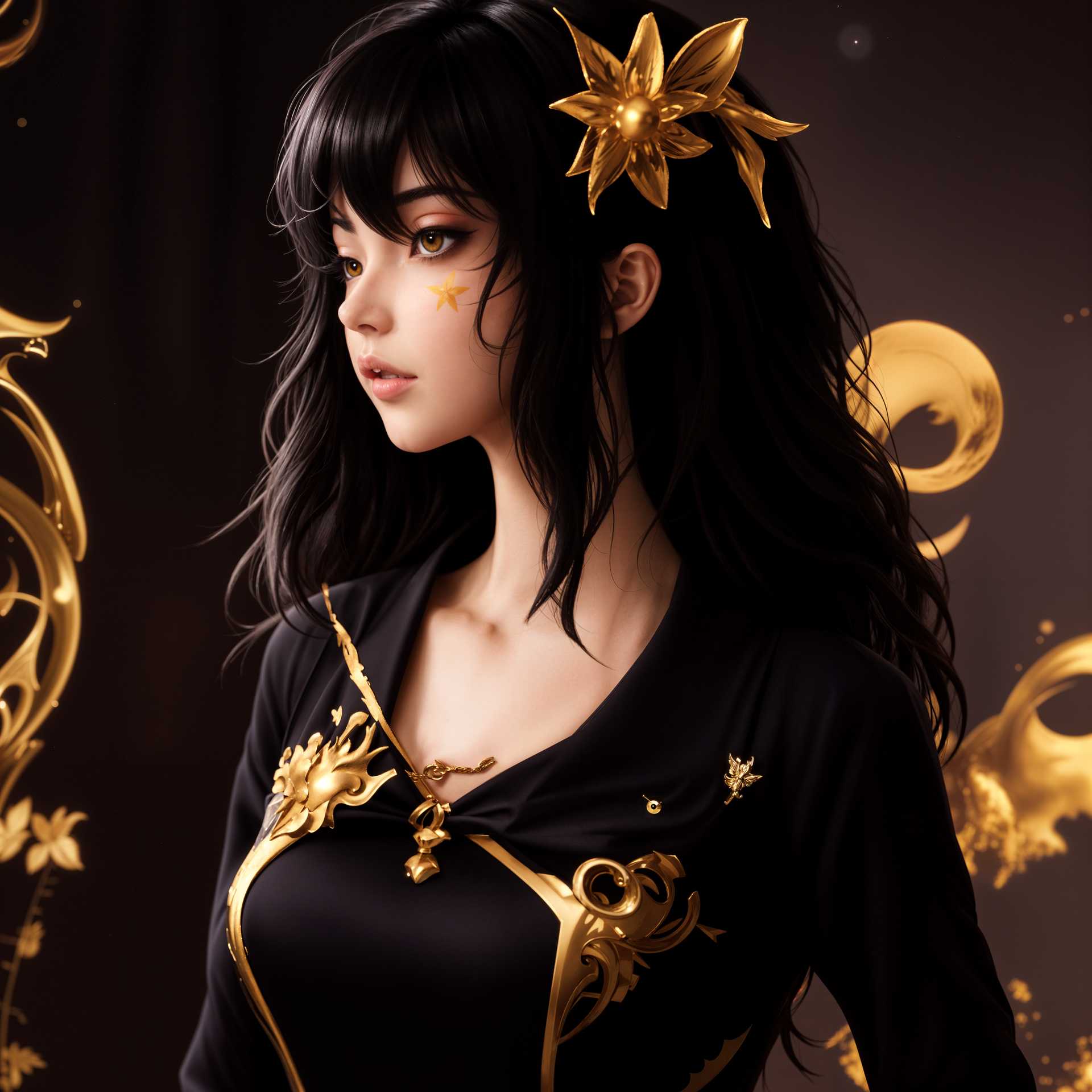 AI-generated image: masterpiece, best quality, highres, sharp image, more detail, anime style