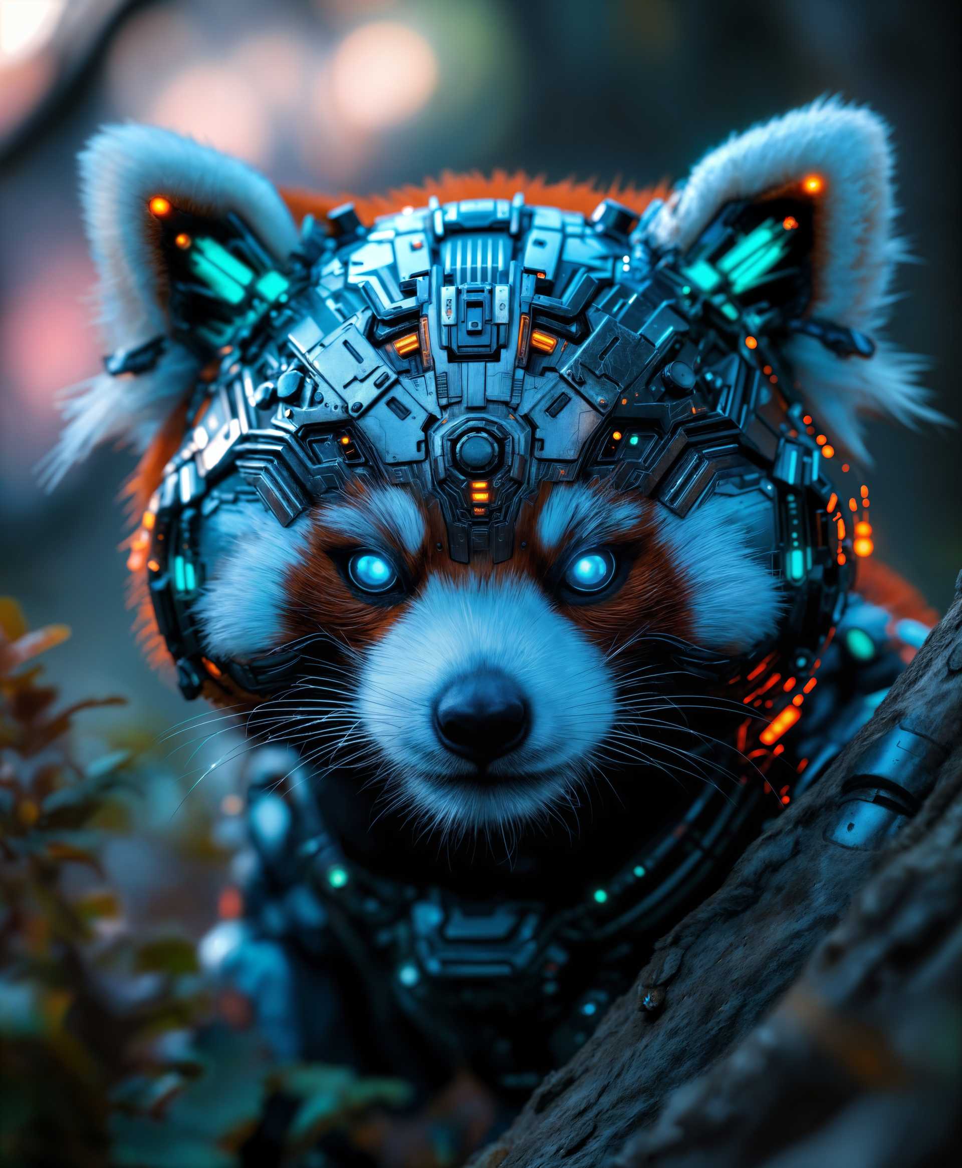 AI-generated image: masterpiece, best quality, highres, sharp image, more detail, Highly detailed portrait of a **Mecha