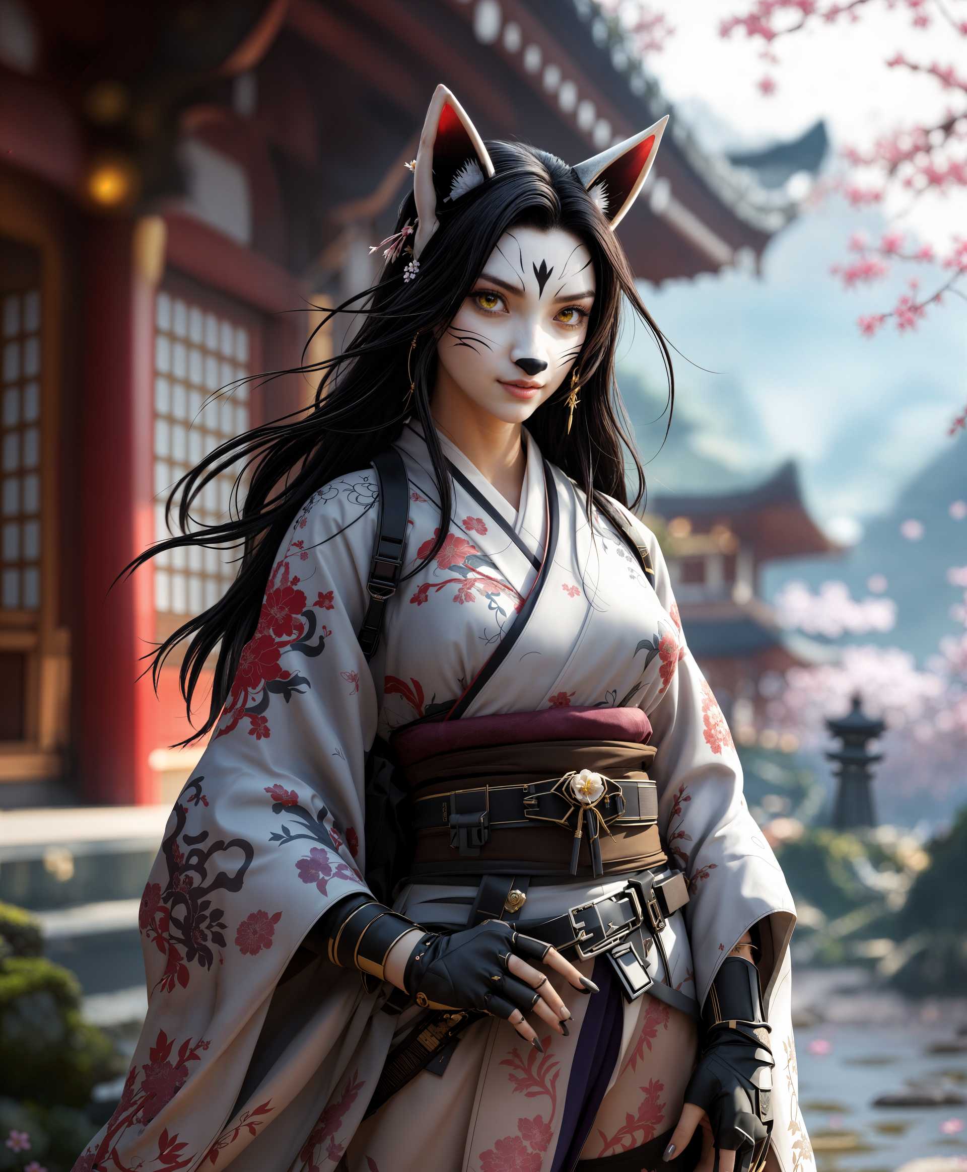 AI-generated image: masterpiece, best quality, highres, sharp image, more detail, Create an **ultra-realistic, full-body