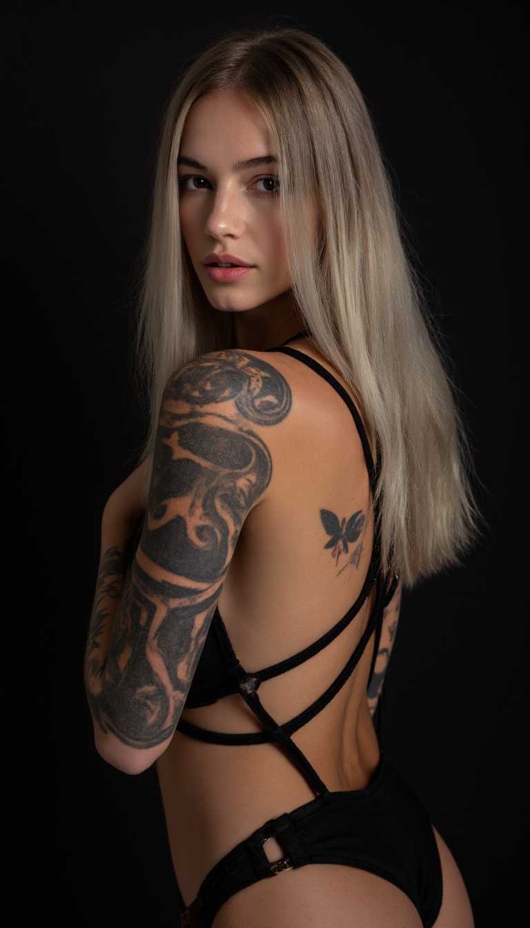 **Elegance in Ink: A Study in Modern Body Art**