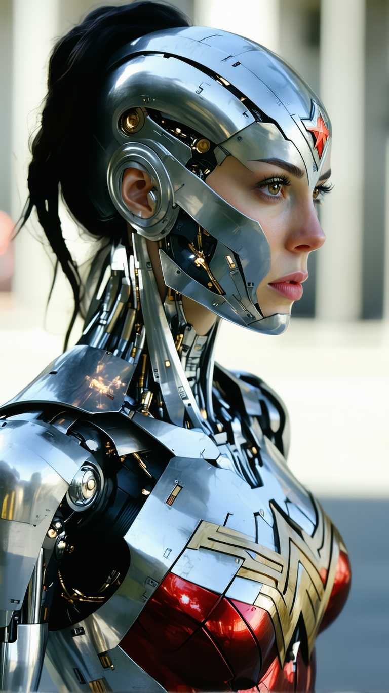 wonder woman is a cyborg!