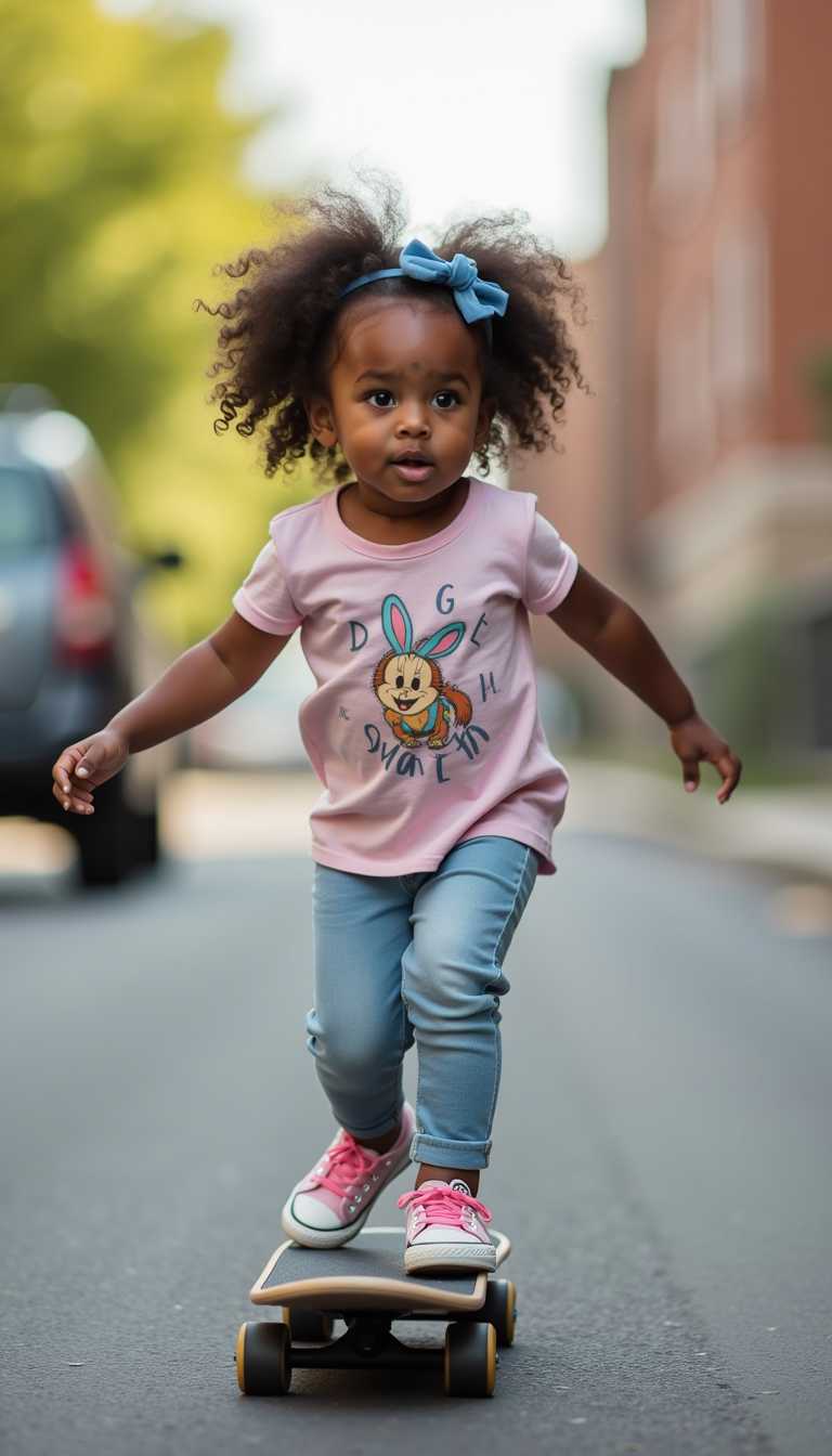 Child on a Skateboard