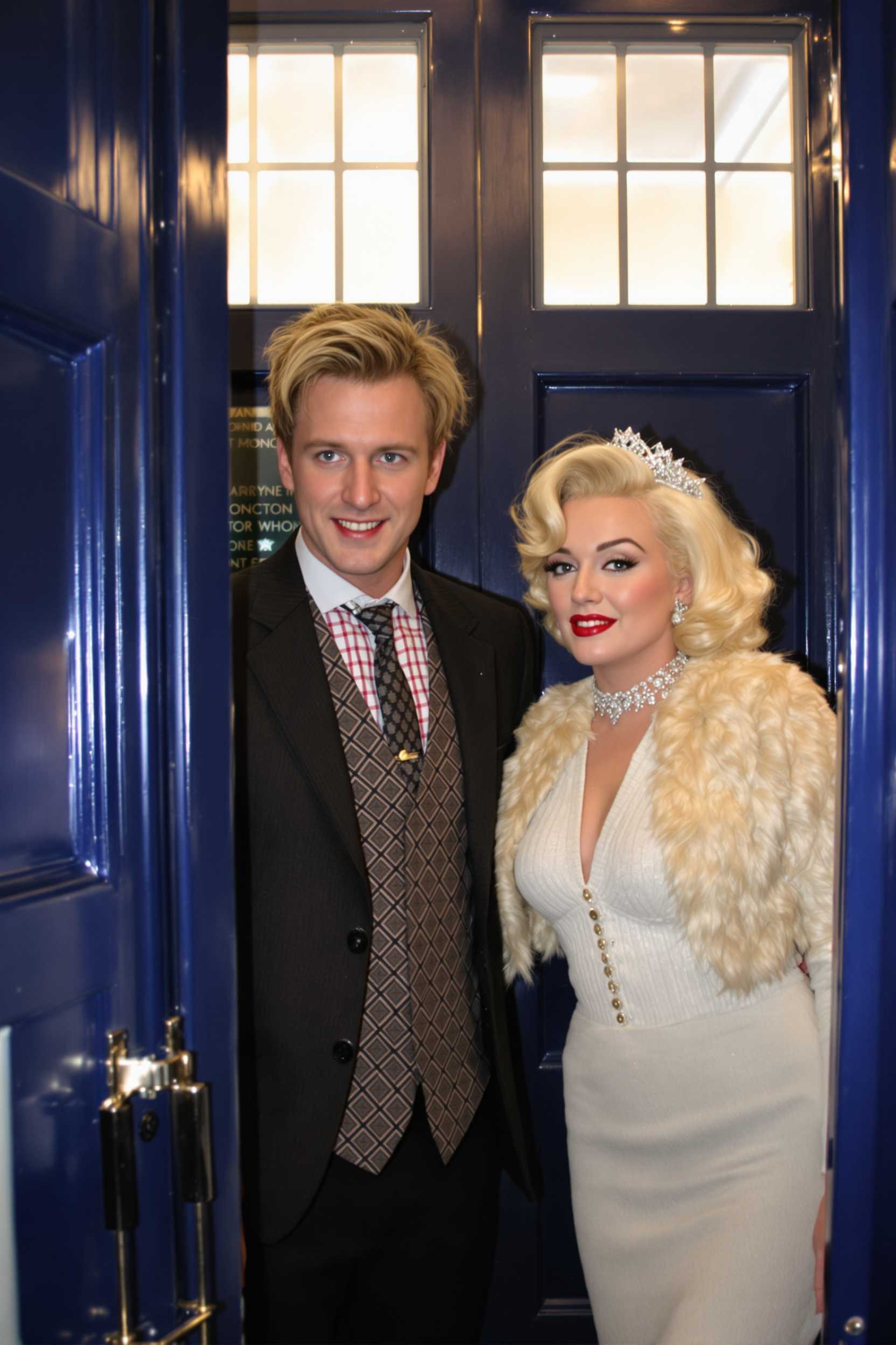 Elegance at the TARDIS Door