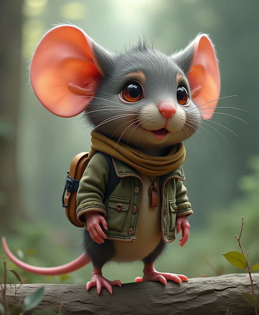 A mouse as a helldiver solide