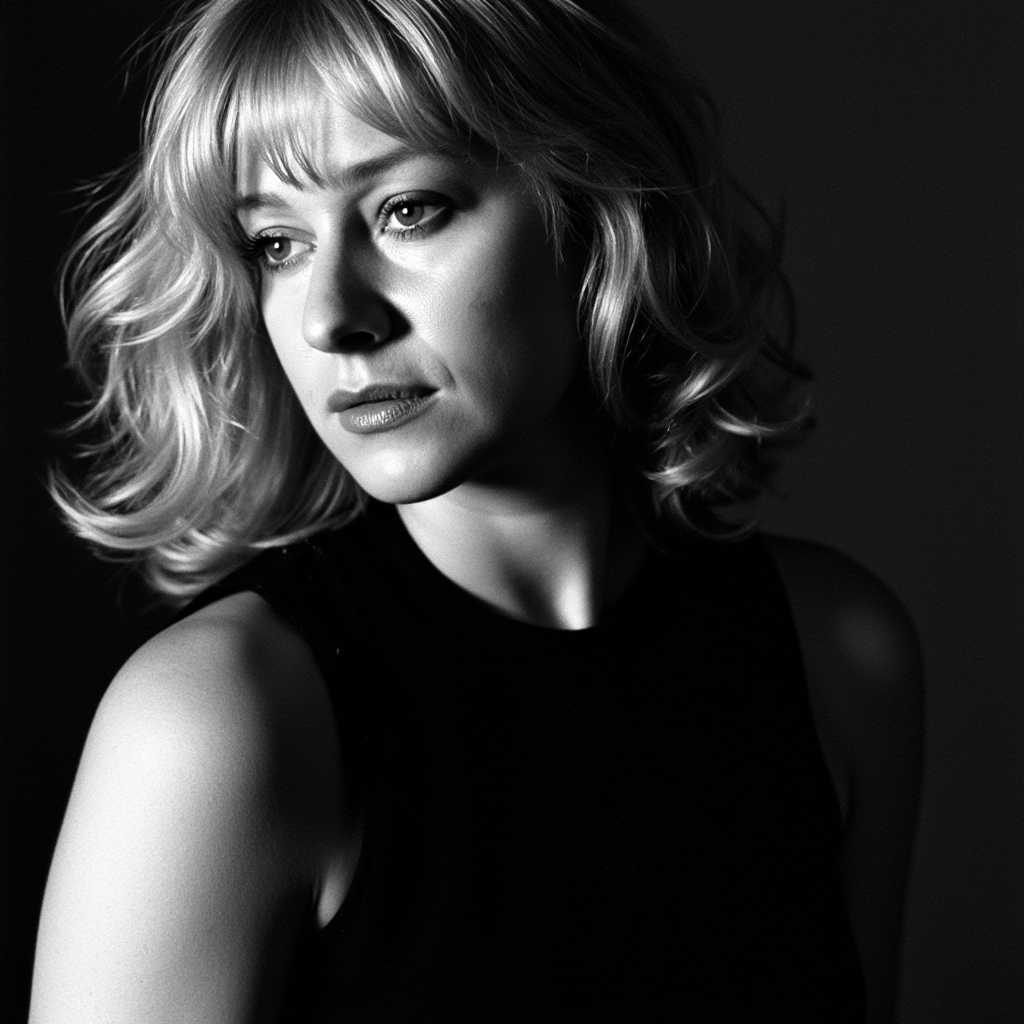 Dramatic Monochrome Portrait