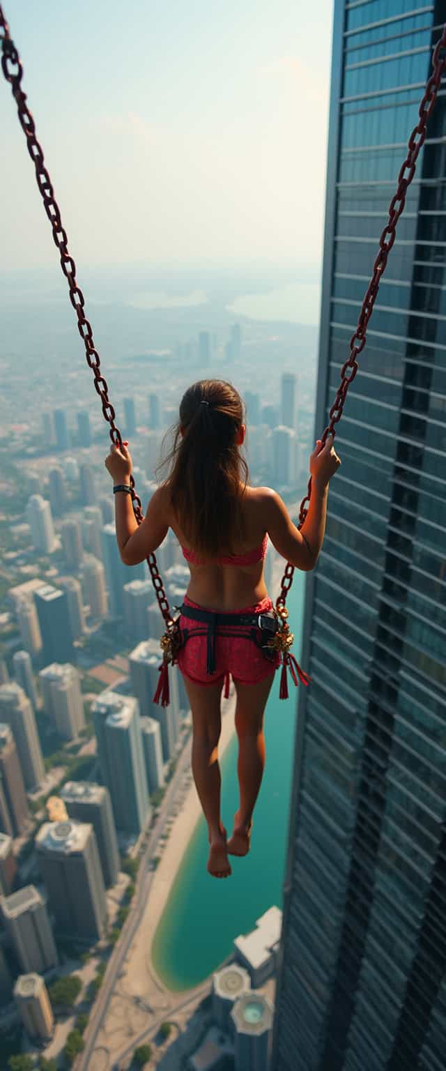 Suspended Over the City