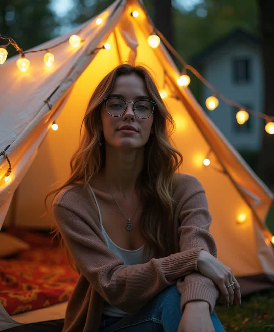 Cozy Night in the Tent