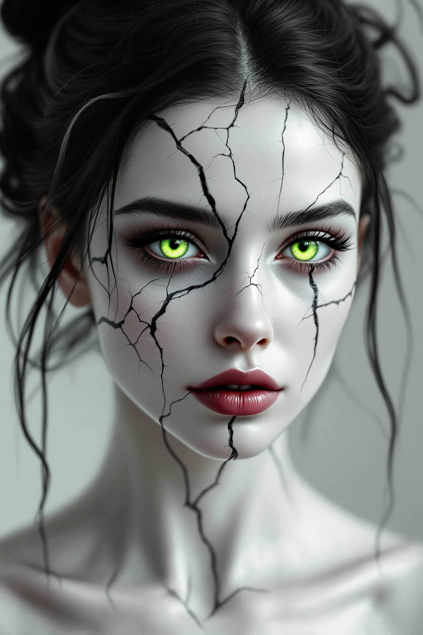 Cracked Porcelain Beauty