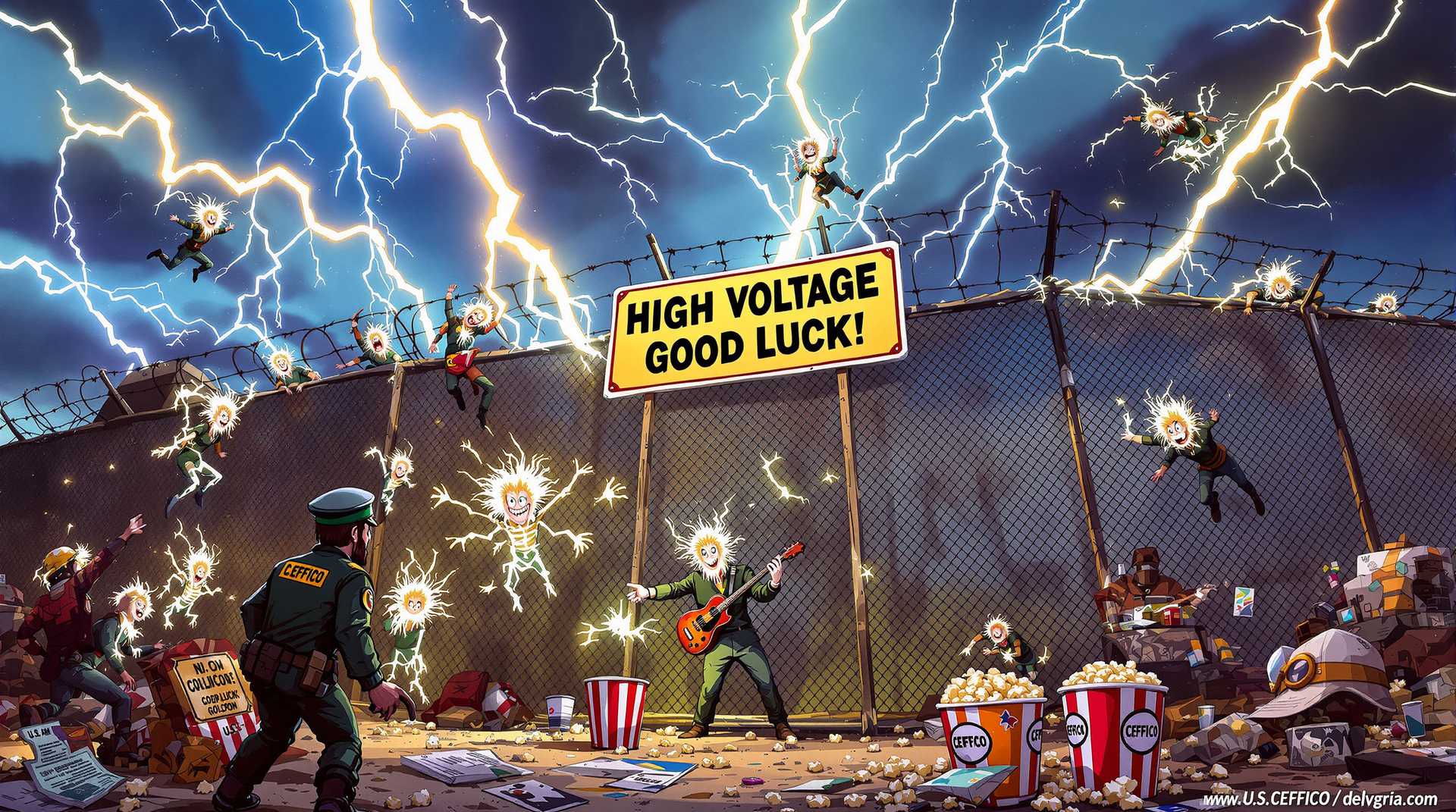 Electrifying Chaos: A High-Voltage Adventure
