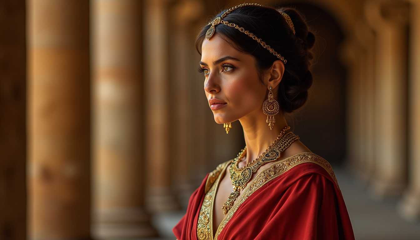Regal Elegance in Historical Attire