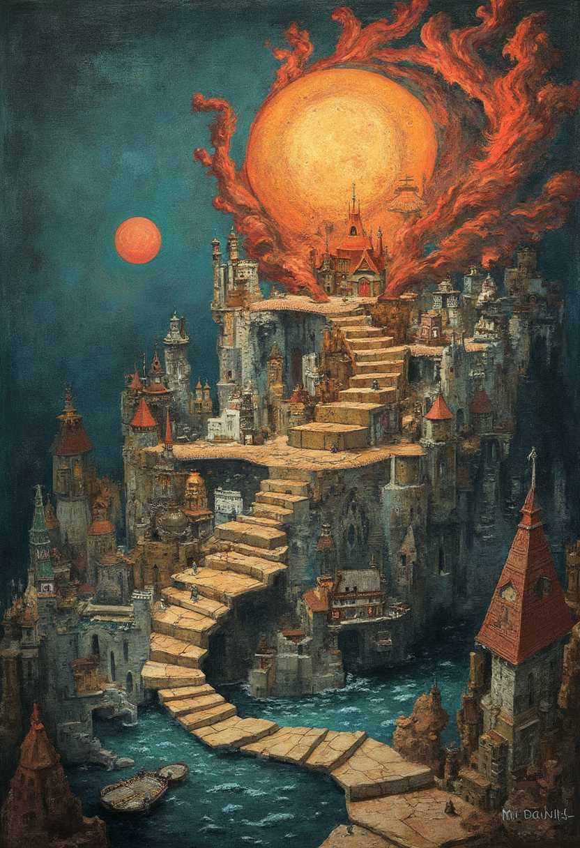 an mc escher painting