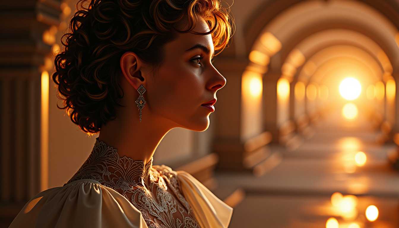 MO-LoRa-Pixie, A View to the infinity, a Woman with a face who looks like a fusion between Amy Adams, Gal Gedot and Kate Bakinsale, full body view, Shows emotions, Artwork "Emotions distort reality", a twighlight mood, some bright lights, intricate artwork masterpiece, ominous, matte painting movie poster, golden ratio, trending on cgsociety, intricate, epic, trending on artstation, by artgerm, and beksinski, highly detailed, vibrant, production cinematic character render, ultra high quality model, close up portrait photo by Annie Leibovitz, film, studio lighting, detailed skin, ultra realistic, bokeh, sharp features, close up portrait photo by Annie Leibovitz, film, studio lighting, detailed skin, ultra realistic, bokeh, sharp features