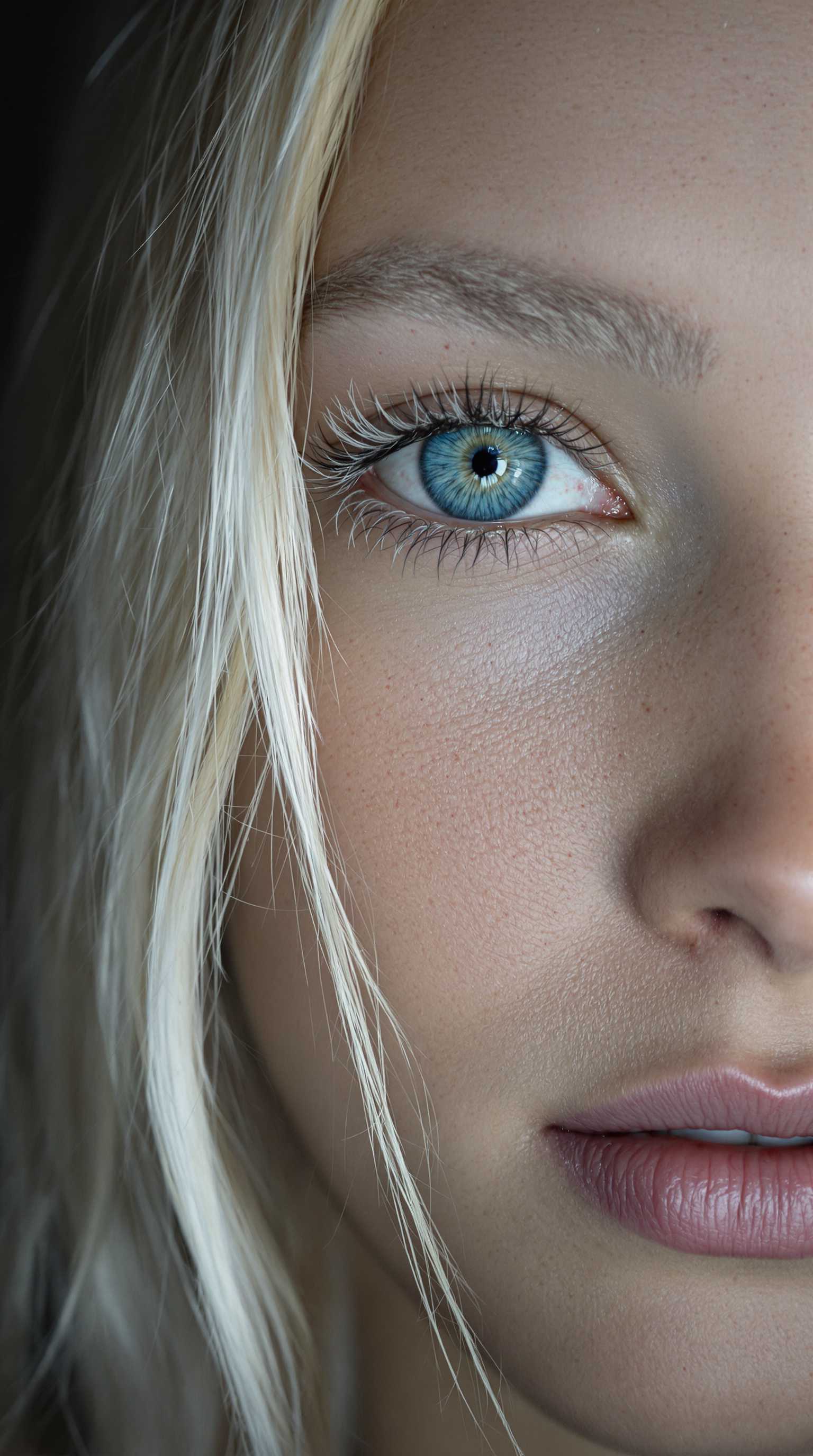 Intimate Portrait: A Study in Texture and Detail