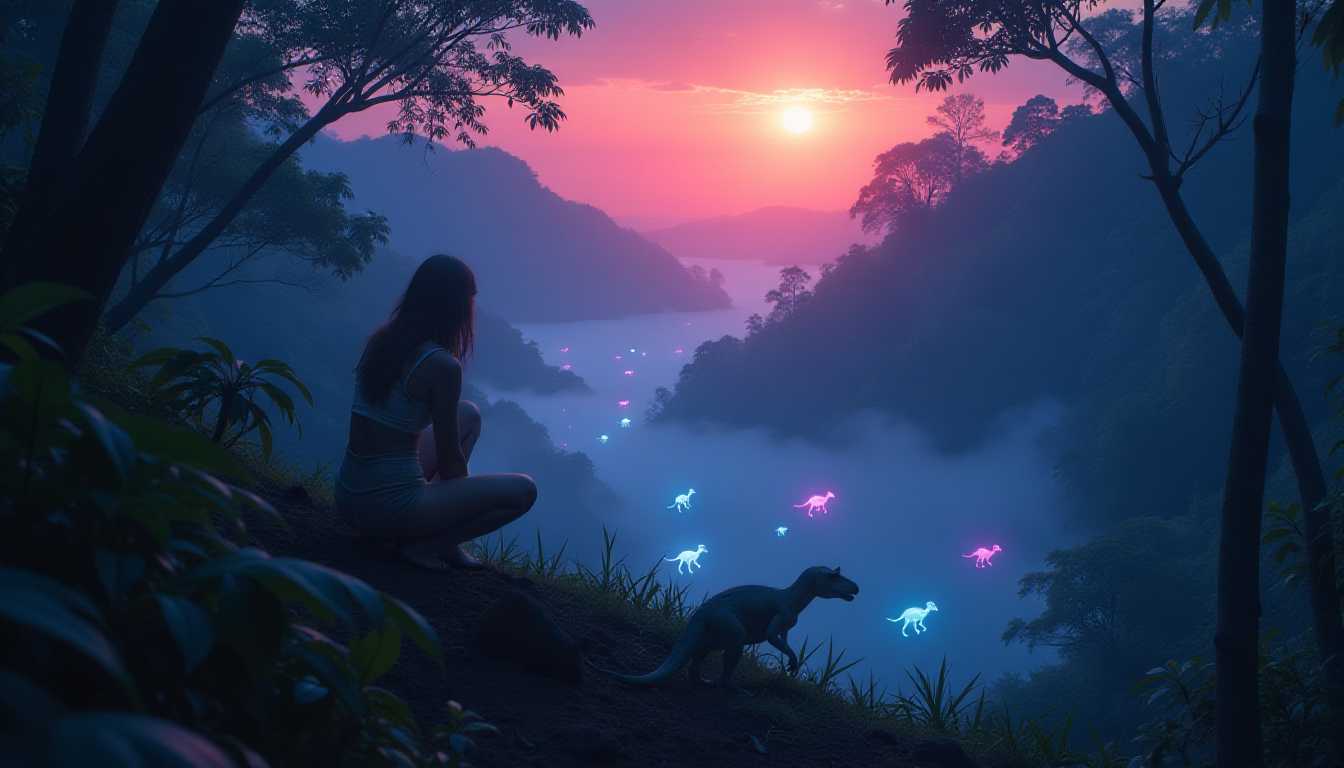 Twilight Gaze: A Mystical Encounter